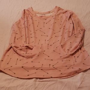 Pink arrow top